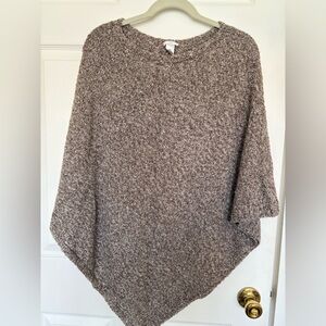 J. Jill Brown Women's Cozy Poncho for Fall/Winter